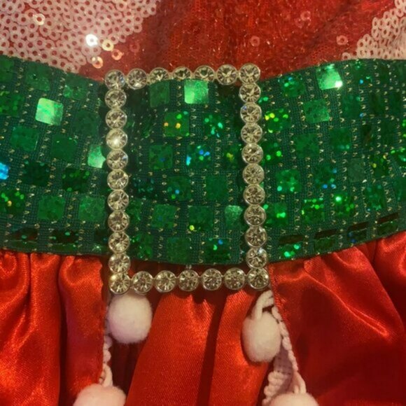 NWT JOJO SIWA Christmas dress bling sequin AMAZING - Picture 13 of 14
